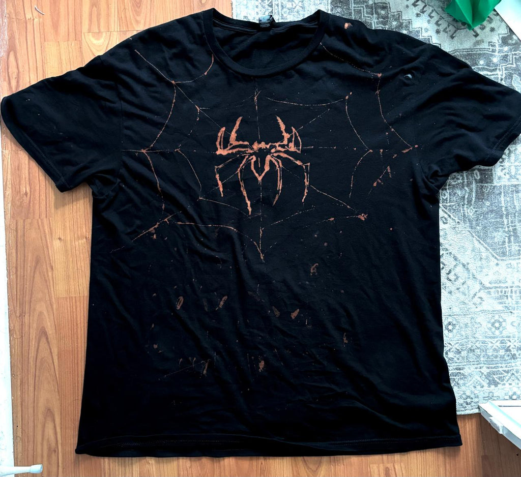 Spider🕷️ Bleach Textured Shirt